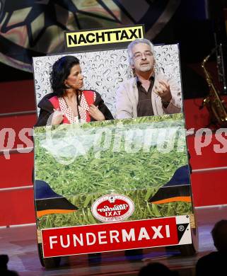 Villacher Fasching. Taxi, Manfred Tisal, Elisabeth Trattnig. Villach, am 8.1.2009.
Foto: Kuess 


---
pressefotos, pressefotografie, kuess, qs, qspictures, sport, bild, bilder, bilddatenbank