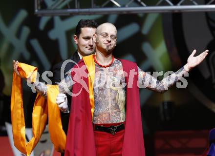 Villacher Fasching. Das tapfere Wirtschaftsschneiderlein, Markus Warum. Villach, am 8.1.2009.
Foto: Kuess 


---
pressefotos, pressefotografie, kuess, qs, qspictures, sport, bild, bilder, bilddatenbank