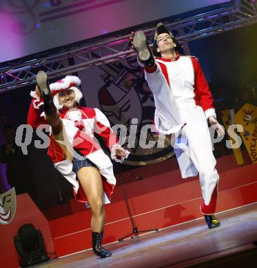 Villacher Fasching. Narrenstadl, Thomas Matschnig, Peter Martinschitz. Villach, am 8.1.2009.
Foto: Kuess 


---
pressefotos, pressefotografie, kuess, qs, qspictures, sport, bild, bilder, bilddatenbank