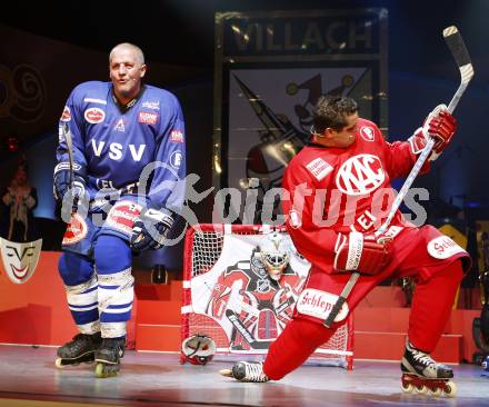 Villacher Fasching. Gerhard Thomasser, Gernot Pacher. Villach, am 8.1.2009.
Foto: Kuess 


---
pressefotos, pressefotografie, kuess, qs, qspictures, sport, bild, bilder, bilddatenbank