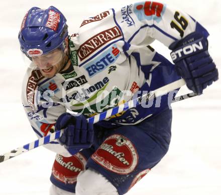 EBEL. Eishockey Bundesliga. EC Pasut VSV gegen HC TWK INNSBRUCK, DIE HAIE. Dan Cavanaugh (VSV). Villach, am 9.1.2009.
Foto: Kuess 


---
pressefotos, pressefotografie, kuess, qs, qspictures, sport, bild, bilder, bilddatenbank