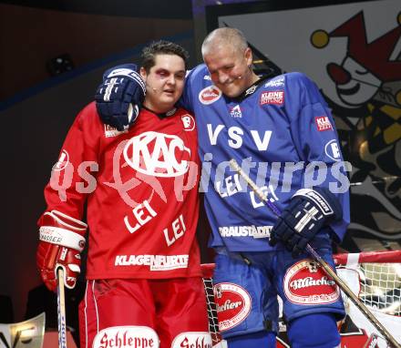 Villacher Fasching. Gerhard Thomasser, Gernot Pacher. Villach, am 8.1.2009.
Foto: Kuess 


---
pressefotos, pressefotografie, kuess, qs, qspictures, sport, bild, bilder, bilddatenbank