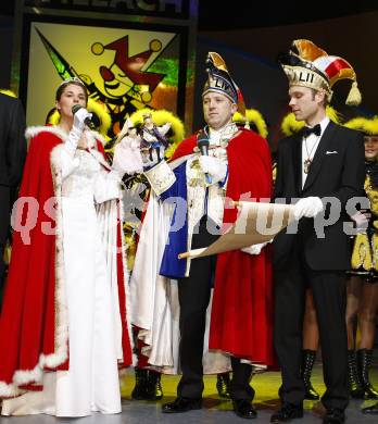 Villacher Fasching.  Prinzenpaar, Andrea Appe, Thomas Springer. Villach, am 8.1.2009.
Foto: Kuess 


---
pressefotos, pressefotografie, kuess, qs, qspictures, sport, bild, bilder, bilddatenbank