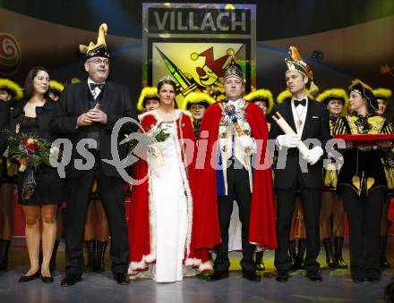 Villacher Fasching. Prinzenpaar, Andrea Appe, Thomas Springer. Villach, am 8.1.2009.
Foto: Kuess 


---
pressefotos, pressefotografie, kuess, qs, qspictures, sport, bild, bilder, bilddatenbank