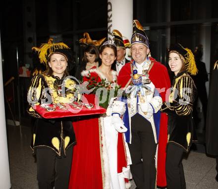 Villacher Fasching.  Prinzenpaar, Andrea Appe, Thomas Springer. Villach, am 8.1.2009.
Foto: Kuess 


---
pressefotos, pressefotografie, kuess, qs, qspictures, sport, bild, bilder, bilddatenbank