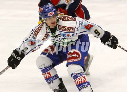 EBEL. Eishockey Bundesliga. EC Pasut VSV gegen EC Red Bull Salzburg. Benoit Mondou (VSV). Villach, am 11.1.2009.
Foto: Kuess 


---
pressefotos, pressefotografie, kuess, qs, qspictures, sport, bild, bilder, bilddatenbank