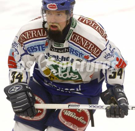 EBEL. Eishockey Bundesliga. EC Pasut VSV gegen EC Red Bull Salzburg. Markus Peintner (VSV). Villach, am 11.1.2009.
Foto: Kuess 


---
pressefotos, pressefotografie, kuess, qs, qspictures, sport, bild, bilder, bilddatenbank