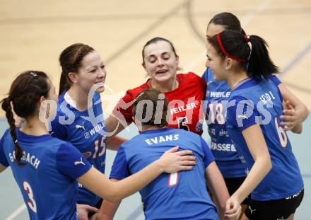 Volleyball. MEVZA. ATSC Wildcats gegen ZOK Rijeka. Jubel (Wildcats). Klagenfurt, am 10.1.2009.
Foto: Kuess

---
pressefotos, pressefotografie, kuess, qs, qspictures, sport, bild, bilder, bilddatenbank