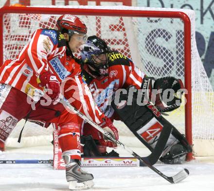 EBEL. Eishockey Bundesliga. KAC gegen HC TWK Innsbruck. REICHEL Johannes, SCOTT Travis (KAC). Klagenfurt, am 16.1.2009.
Foto: Kuess 

---
pressefotos, pressefotografie, kuess, qs, qspictures, sport, bild, bilder, bilddatenbank