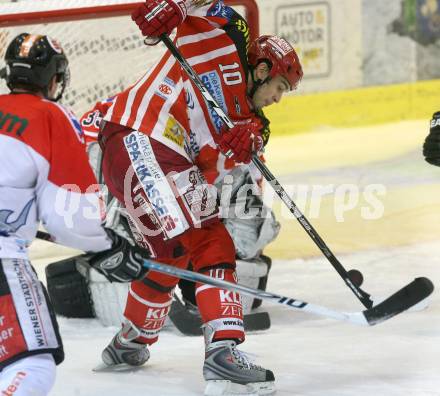 EBEL. Eishockey Bundesliga. KAC gegen HC TWK Innsbruck. NORRIS Warren (KAC), LAKOS Philippe, BACHER Markus (Innsbruck). Klagenfurt, am 16.1.2009.
Foto: Kuess 

---
pressefotos, pressefotografie, kuess, qs, qspictures, sport, bild, bilder, bilddatenbank