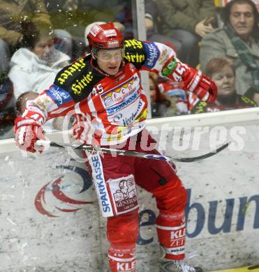 EBEL. Eishockey Bundesliga. KAC gegen HC TWK Innsbruck. SCHULLER David (KAC). Klagenfurt, am 16.1.2009.
Foto: Kuess 

---
pressefotos, pressefotografie, kuess, qs, qspictures, sport, bild, bilder, bilddatenbank