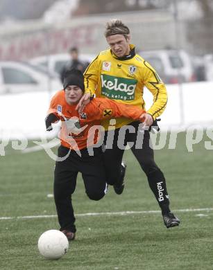 Fussball Testspiel. WAC/St. Andrae gegen SK Austria Kaernten. Albert Racic (Austria Kaernten), Benjamin Buchbauer (WAC/St. Andrae). St. Andrae, am 17.1.2009.
Foto: Kuess
---
pressefotos, pressefotografie, kuess, qs, qspictures, sport, bild, bilder, bilddatenbank