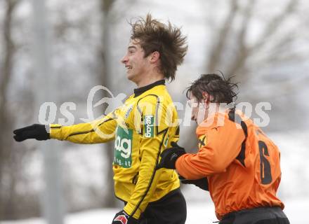 Fussball Testspiel. WAC/St. Andrae gegen SK Austria Kaernten. Marc Sand (Austria Kaernten), Benjamin Buchbauer (WAC/St. Andrae). St. Andrae, am 17.1.2009.
Foto: Kuess
---
pressefotos, pressefotografie, kuess, qs, qspictures, sport, bild, bilder, bilddatenbank