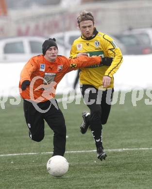 Fussball Testspiel. WAC/St. Andrae gegen SK Austria Kaernten. Albert Racic (Austria Kaernten), Benjamin Buchbauer (WAC/St. Andrae). St. Andrae, am 17.1.2009.
Foto: Kuess
---
pressefotos, pressefotografie, kuess, qs, qspictures, sport, bild, bilder, bilddatenbank