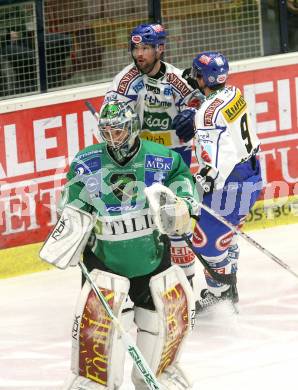 EBEL. Eishockey Bundesliga. EC Pasut VSV gegen HDD TILIA Olimpija Ljubljana.  Jubel MAPLETOFT Justin, MONDOU Benoit (VSV), SILA Ales (Ljubljana). Villach, am 20.1.2009.
Foto: Kuess 


---
pressefotos, pressefotografie, kuess, qs, qspictures, sport, bild, bilder, bilddatenbank