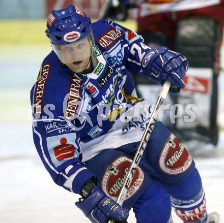 EBEL. Eishockey Bundesliga. EC KAC gegen EC VSV. Guenther Lanzinger (VSV). Klagenfurt, am 23.1.2009.
Foto: Kuess 

---
pressefotos, pressefotografie, kuess, qs, qspictures, sport, bild, bilder, bilddatenbank