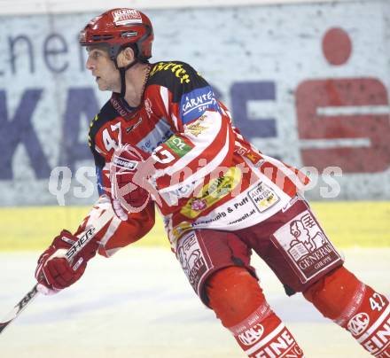 EBEL. Eishockey Bundesliga. EC KAC gegen EC VSV. Jeffrey Tory (KAC). Klagenfurt, am 23.1.2009.
Foto: Kuess 

---
pressefotos, pressefotografie, kuess, qs, qspictures, sport, bild, bilder, bilddatenbank