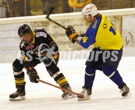 Eishockey CHL. 1. EHC Althofen gegen EC SV Spittal/Drau. Marko Ganster (Althofen), Thomas Meixner  (Spittal). Althofen, am 24.1.2009.
Foto: Kuess
---
pressefotos, pressefotografie, kuess, qs, qspictures, sport, bild, bilder, bilddatenbank