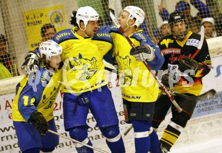 Eishockey CHL. 1. EHC Althofen gegen EC SV Spittal/Drau. Torjubel (Althofen). Althofen, am 24.1.2009.
Foto: Kuess
---
pressefotos, pressefotografie, kuess, qs, qspictures, sport, bild, bilder, bilddatenbank