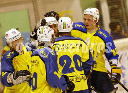 Eishockey CHL. 1. EHC Althofen gegen EC SV Spittal/Drau. Torjubel (Althofen). Althofen, am 24.1.2009.
Foto: Kuess
---
pressefotos, pressefotografie, kuess, qs, qspictures, sport, bild, bilder, bilddatenbank