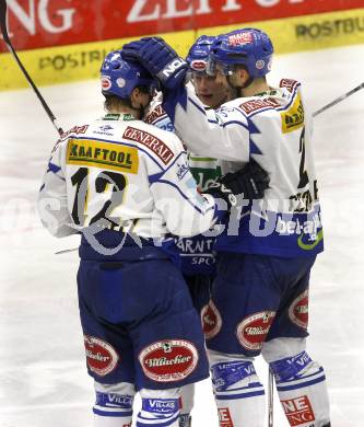 EBEL. Eishockey Bundesliga. EC Pasut VSV gegen HK Acroni Jesenice.  Torjubel VSV. Villach, am 27.1.2009.
Foto: Kuess 


---
pressefotos, pressefotografie, kuess, qs, qspictures, sport, bild, bilder, bilddatenbank