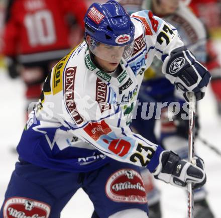 EBEL. Eishockey Bundesliga. EC Pasut VSV gegen HK Acroni Jesenice.  Mike Mc Kenna (VSV). Villach, am 27.1.2009.
Foto: Kuess 


---
pressefotos, pressefotografie, kuess, qs, qspictures, sport, bild, bilder, bilddatenbank