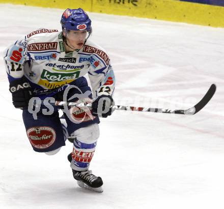 EBEL. Eishockey Bundesliga. EC Pasut VSV gegen HK Acroni Jesenice.  Michael Raffl (VSV). Villach, am 27.1.2009.
Foto: Kuess 


---
pressefotos, pressefotografie, kuess, qs, qspictures, sport, bild, bilder, bilddatenbank