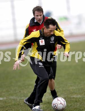 Fussball Trainingslager Austria Kaernten. Matthias Dollinger, Thomas Riedl. Lignano, am 26.1.2009.
Foto: Kuess
---
pressefotos, pressefotografie, kuess, qs, qspictures, sport, bild, bilder, bilddatenbank