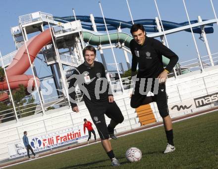 Fussball Trainingslager Austria Kaernten. Marc Sand, Atdhe Nuhiu Lignano, am 26.1.2009.
Foto: Kuess
---
pressefotos, pressefotografie, kuess, qs, qspictures, sport, bild, bilder, bilddatenbank