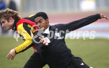 Fussball Trainingslager Austria Kaernten. Manuel Weber, Sandro.  Lignano, am 26.1.2009.
Foto: Kuess
---
pressefotos, pressefotografie, kuess, qs, qspictures, sport, bild, bilder, bilddatenbank