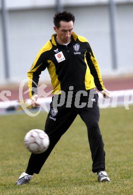 Fussball Trainingslager Austria Kaernten. Matthias Dollinger. Lignano, am 26.1.2009.
Foto: Kuess
---
pressefotos, pressefotografie, kuess, qs, qspictures, sport, bild, bilder, bilddatenbank