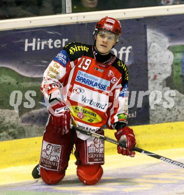 EBEL. Eishockey Bundesliga. EC KAC gegen Alba Volan SC Szekesfehervar.  GEIER Stefan (KAC). Klagenfurt, am 29.1.2009.
Foto: Kuess 

---
pressefotos, pressefotografie, kuess, qs, qspictures, sport, bild, bilder, bilddatenbank