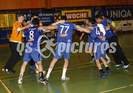 Handball Bundesliga. SC Ferlach gegen HCK 59. Jubel (Ferlach). Ferlach, 31.1.2009
Foto:  Kuess

---
pressefotos, pressefotografie, kuess, qs, qspictures, sport, bild, bilder, bilddatenbank