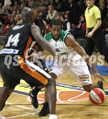 Basketball Bundesliga. Woerthersee Piraten gegen Klosterneuburg. Timothy Burnette   Klagenfurt, am 1.2.2009.
Foto: Kuess 

---
pressefotos, pressefotografie, kuess, qs, qspictures, sport, bild, bilder, bilddatenbank