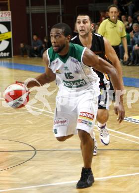 Basketball Bundesliga. Woerthersee Piraten gegen Klosterneuburg. Timothy Burnette (Piraten). Klagenfurt, am 1.2.2009.
Foto: Kuess 

---
pressefotos, pressefotografie, kuess, qs, qspictures, sport, bild, bilder, bilddatenbank