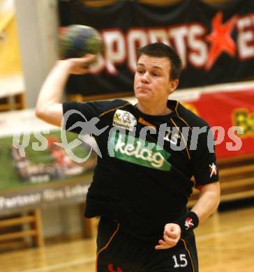 Handball Bundesliga. SVVW gegen HCK 59.  F. Wulz (HCK). Klagenfurt, 7.2.2009
Foto:  Kuess

---
pressefotos, pressefotografie, kuess, qs, qspictures, sport, bild, bilder, bilddatenbank