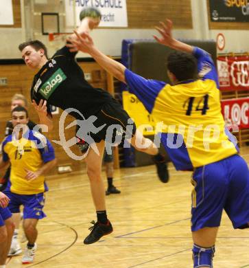 Handball Bundesliga. SVVW gegen HCK 59.  T. Woelcher (HCK). Klagenfurt, 7.2.2009
Foto:  Kuess

---
pressefotos, pressefotografie, kuess, qs, qspictures, sport, bild, bilder, bilddatenbank