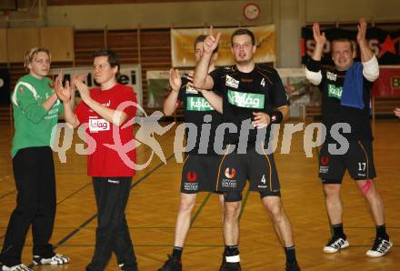 Handball Bundesliga. SVVW gegen HCK 59.  Jubel (HCK). Klagenfurt, 7.2.2009
Foto:  Kuess

---
pressefotos, pressefotografie, kuess, qs, qspictures, sport, bild, bilder, bilddatenbank