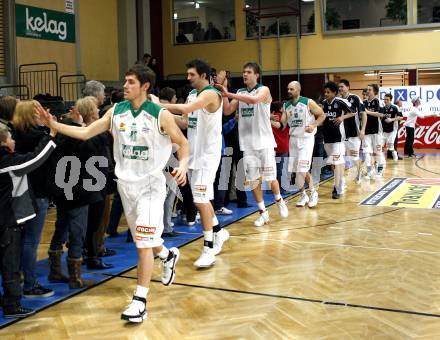 Basketball Bundesliga. Woerthersee Piraten gegen Kapfenberg Bulls. Jubel (Piraten). Klagenfurt, 12.2.2009
Foto: Kuess 

---
pressefotos, pressefotografie, kuess, qs, qspictures, sport, bild, bilder, bilddatenbank