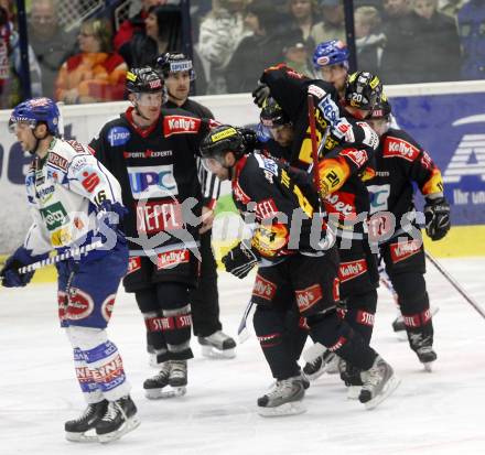 EBEL. Eishockey Bundesliga. EC Pasut VSV gegen EV VIENNA CAPITALS.  Torjubel Caps. Villach, am 13.2.2009.
Foto: Kuess 


---
pressefotos, pressefotografie, kuess, qs, qspictures, sport, bild, bilder, bilddatenbank