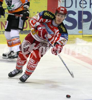 EBEL. Eishockey Bundesliga. KAC gegen EC Graz 99ers. GEIER Manuel (KAC). Klagenfurt, am 13.2.2009.
Foto: Kuess 

---
pressefotos, pressefotografie, kuess, qs, qspictures, sport, bild, bilder, bilddatenbank