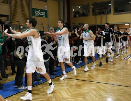 Basketball Bundesliga. Woerthersee Piraten gegen Kapfenberg Bulls. Jubel (Piraten). Klagenfurt, 12.2.2009
Foto: Kuess 

---
pressefotos, pressefotografie, kuess, qs, qspictures, sport, bild, bilder, bilddatenbank