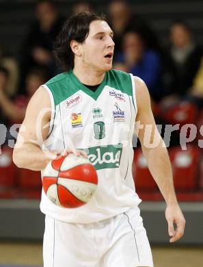 Basketball Bundesliga. Woerthersee Piraten gegen Kapfenberg Bulls. Andreas Kuttnig (Piraten). Klagenfurt, 12.2.2009
Foto: Kuess 

---
pressefotos, pressefotografie, kuess, qs, qspictures, sport, bild, bilder, bilddatenbank