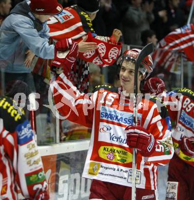 EBEL. Eishockey Bundesliga. KAC gegen HC TWK Innsbruck, Die Haie.  Paul Schellander (KAC). Klagenfurt, am 17.2.2009.
Foto: Kuess 

---
pressefotos, pressefotografie, kuess, qs, qspictures, sport, bild, bilder, bilddatenbank