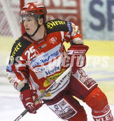EBEL. Eishockey Bundesliga. KAC gegen HC TWK Innsbruck, Die Haie.  Kirk Furey (KAC). Klagenfurt, am 17.2.2009.
Foto: Kuess 

---
pressefotos, pressefotografie, kuess, qs, qspictures, sport, bild, bilder, bilddatenbank
