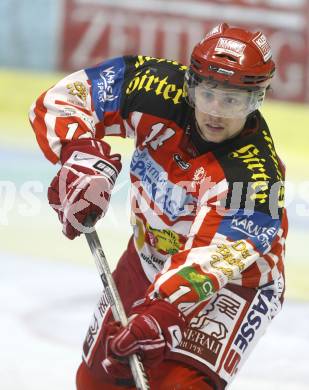 EBEL. Eishockey Bundesliga. KAC gegen HC TWK Innsbruck, Die Haie.  Johannes Reichel (KAC). Klagenfurt, am 17.2.2009.
Foto: Kuess 

---
pressefotos, pressefotografie, kuess, qs, qspictures, sport, bild, bilder, bilddatenbank