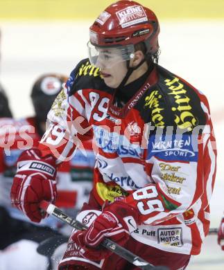 EBEL. Eishockey Bundesliga. KAC gegen HC TWK Innsbruck, Die Haie.  Raphael Herburger (KAC). Klagenfurt, am 17.2.2009.
Foto: Kuess 

---
pressefotos, pressefotografie, kuess, qs, qspictures, sport, bild, bilder, bilddatenbank