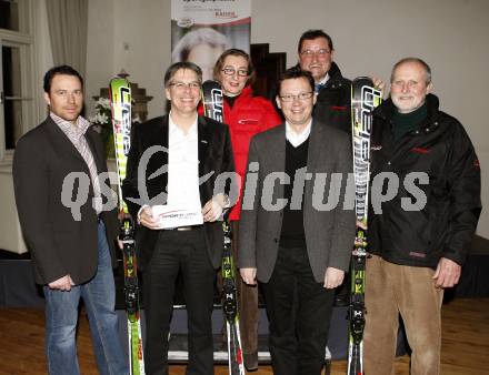 Sportland Kaernten Sportgespraeche. Christian Mayer, Peter Kaiser, Norbert Darabos, Norbert Darabos. Klagenfurt, am 19.2.2009.
Foto: Kuess
---
pressefotos, pressefotografie, kuess, qs, qspictures, sport, bild, bilder, bilddatenbank