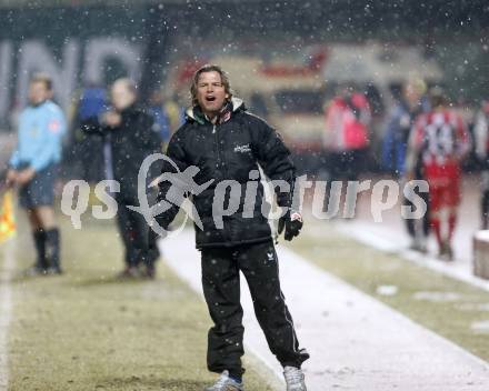 Fussball. Tipp3-Bundesliga. SK Austria Kelag Kaernten  gegen KSV Superfund. Trainer Frenkie Schinkels (Austria Kaernten). Kapfenberg, 21.2.2009. 
Foto: Kuess

---
pressefotos, pressefotografie, kuess, qs, qspictures, sport, bild, bilder, bilddatenbank