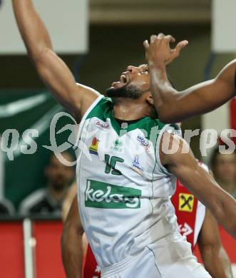 Basketball Bundesliga. Woerthersee Piraten gegen WBCKraftwerk Wels. Timothy Burnette (Piraten).  Klagenfurt, 21.2.2009.
Foto: Kuess

---
pressefotos, pressefotografie, kuess, qs, qspictures, sport, bild, bilder, bilddatenbank